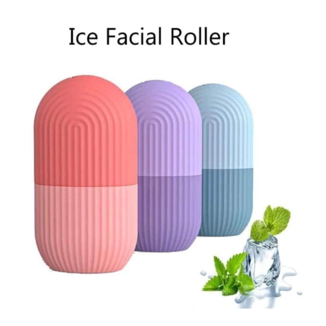 Ice Roller for Face Ice Roller for Face Massager Face Ice Roller for Men Women Ice Cube Roller for Glowing Skin Puffy Eyes (Multicolor)
