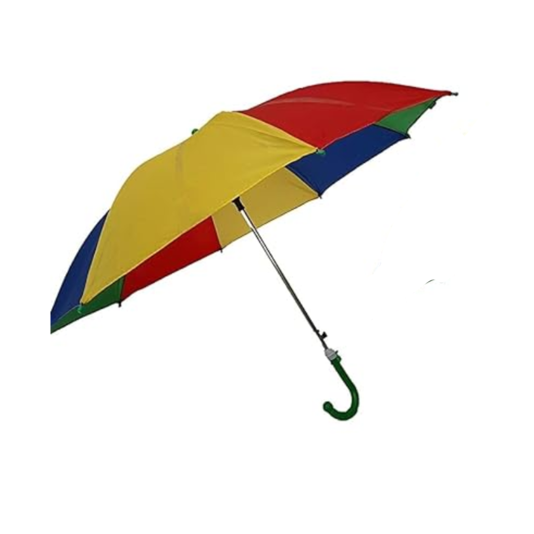 Rainbow Umbrella For Kids 17 Inch Multicolor Auto Open Umbrella (Design May Vary)