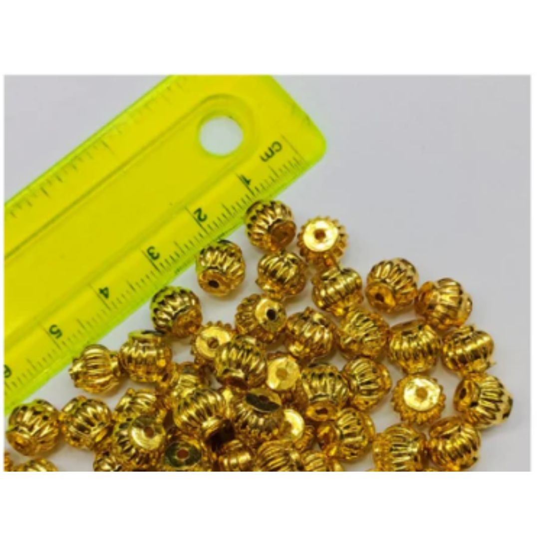 Golden Acrylic Damru Shape