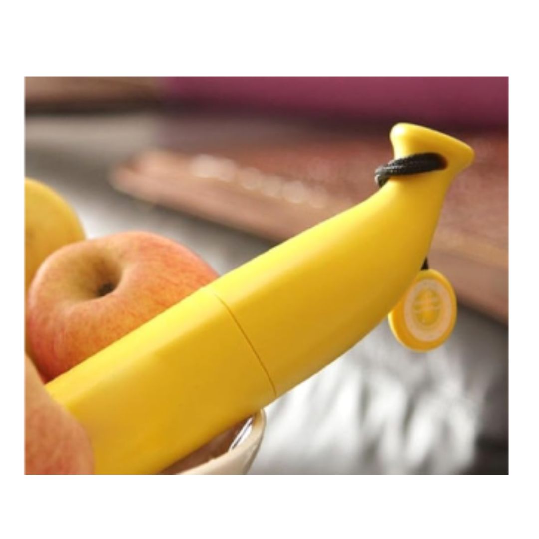 Banana Shaped 3 Fold Umbrella For Man And Women, Windproof Umbrella (Multicolor)