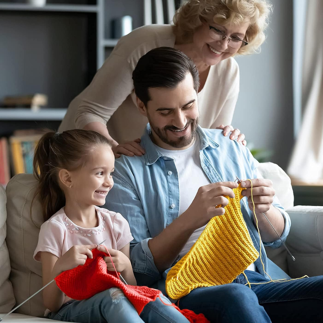 Hand Knitting Wool Yarn (50g Each) | Yarn Wool for Sweaters | Hand Knitting and Crochet Yarn (Randomly Send Multicolor)