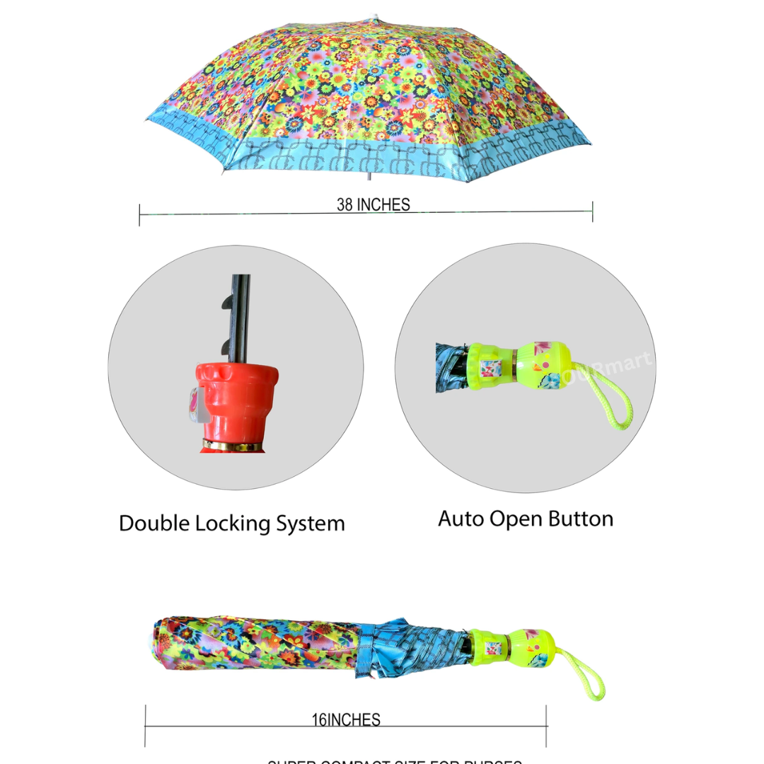 Buy Online Umbrella 2 Fold Floral Design @98/- Factory Price - All India Delivery