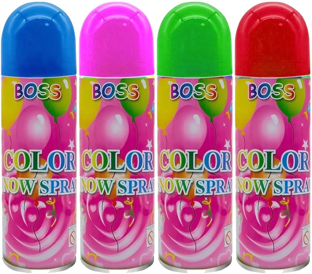 Holi Colour Snow Spray | Holi Rang / Color Snow Spray for Birthday, Christmas, Holi, New Year Party