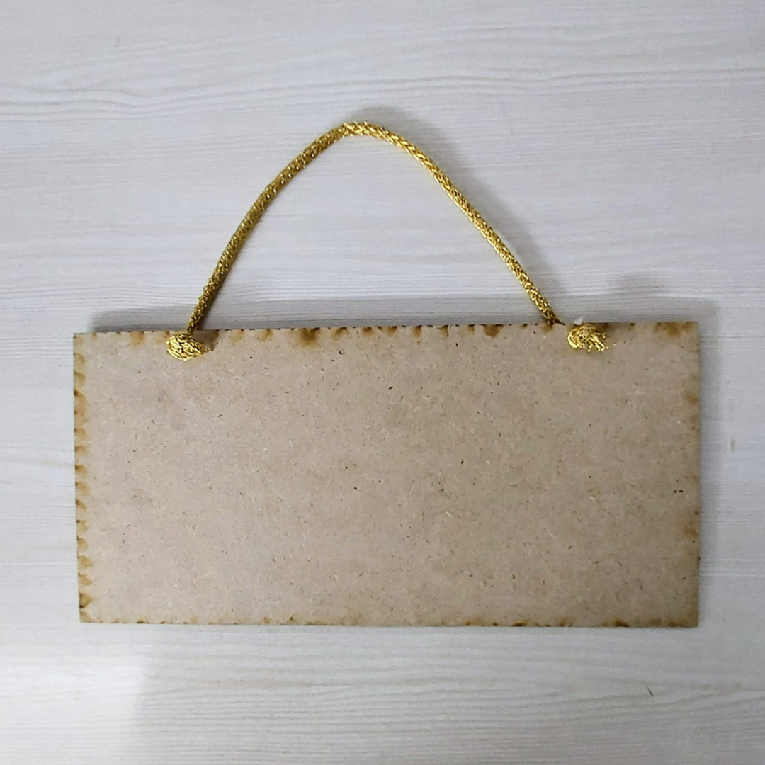 Bar Quotes Daddy's Bar Open 24X7 Pine Wood Mdf Wall Decor Hanging for Restaurant, Bar, Pub, Boy's Room (30cmX14cm)