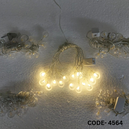 Bubble Ball String LED Fairy Lights for Home and Outdoor (14 Bulb, 160 Inch, Warm White)