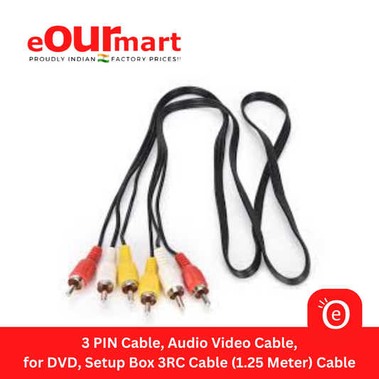 3 PIN Audio Video Cable