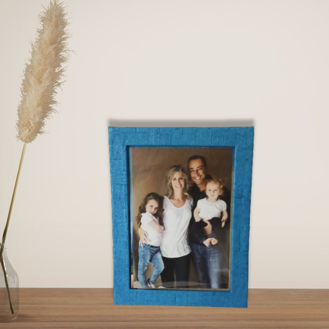 Photo Frame 5x7 Inch Hand Made Paper Eco friendly colours May vary No Glass ( 1PCS)