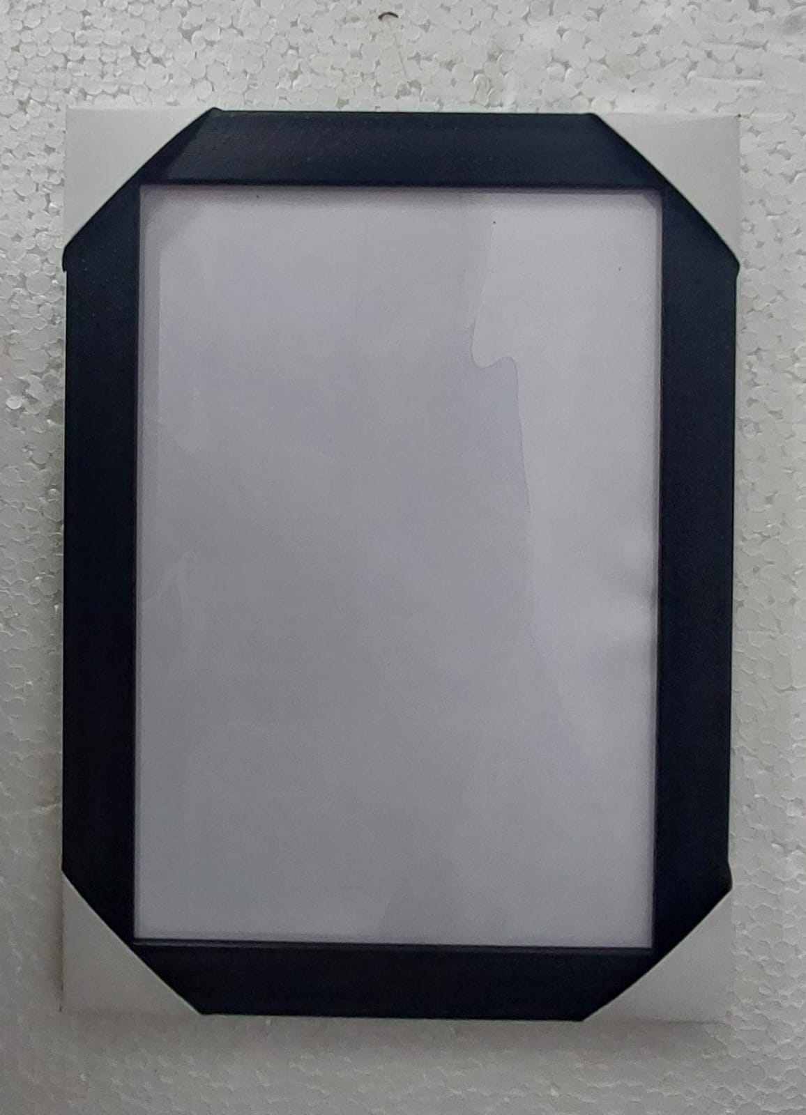 A4 Size Certificate Frame At Wholesale Price, 8x12 Inch Dotted Design Photo Frame For Certificates @69.90/- Set Of 12 Synthetic Wood Moulding Flexi Glass, Black