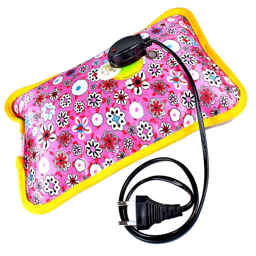 Hot Water Bag Heating Bag Gel hot Water Bag hot bags for pain relief hot water bags electric hot pack heat pad electric for pain relief electric heating pad for back pain Men & Women with Charging Cord (Multicolour), MOQ 100 Pcs,@69.90/-