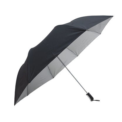 Umbrella, 2 Fold, Auto Rain and Sun Protection Umbrella (21 Inch, Black)