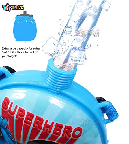Holi Water Gun, High Pressure Gun, Back Holding Tank, 1.5 L, Design May Vary