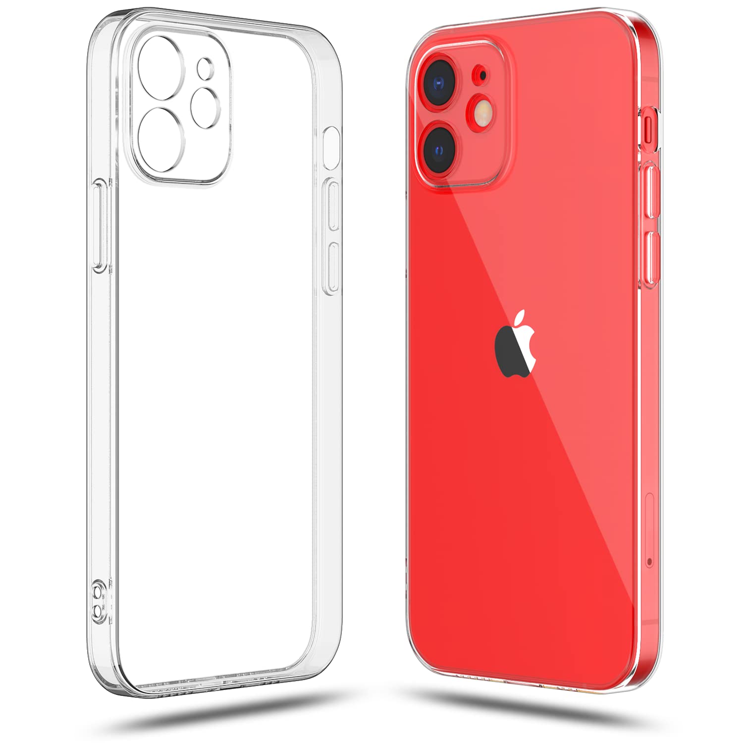 Transparent Silicone Mobile Back Cover for iPhone 12 Lowest Online
