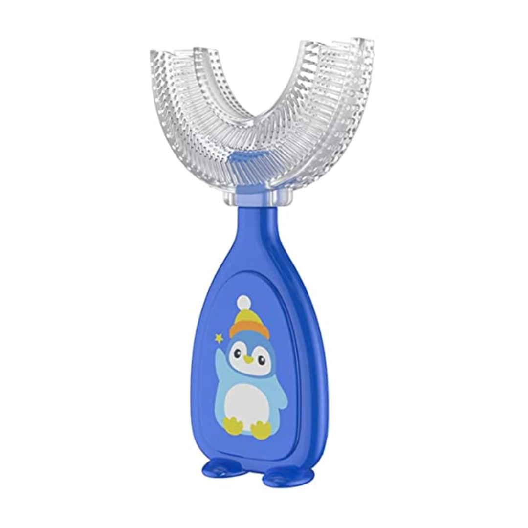 U Shaped Toothbrush for Kids, Soft Brush Head, Food Grade Material (2-6 Years)