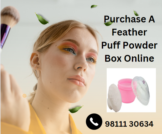 PURCHASE A FEATHER PUFF POWDER BOX ONLINE !