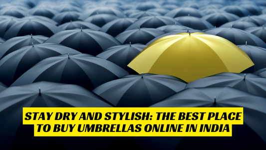 Stay Dry and Stylish: The Best Place to Buy Umbrellas Online in India | eOURmart.com