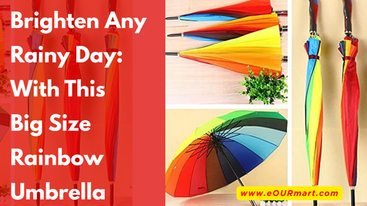 Brighten Any Rainy Day: The Ultimate Guide to the 24-Inch Auto Open Rainbow Umbrella (Single Fold)