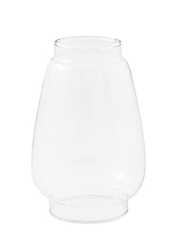 Lantern Glass Chimney | Suitable For Candle And Diya Covering Glass, Akhand Diya Flame Guard | Metal Kerosene Lantern Lamp Chimney | Mitti ka Tel Wala Lalten Chimney