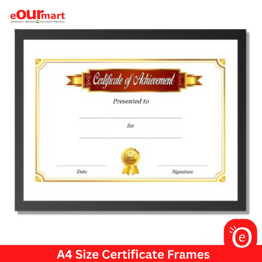A4 Size Glass Certificate Frame 8x12