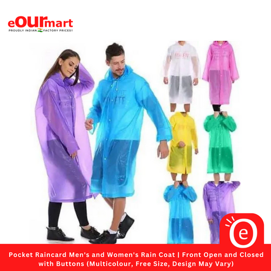 Pocket Raincard Men's and Women's Rain Coat 