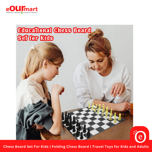 Chess Board Set For Kids | Folding Chess Board | Travel Toys for Kids and Adults