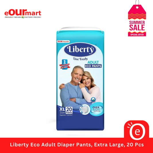 Liberty Eco Adult Diaper Pants, Extra Large, 20 Pcs