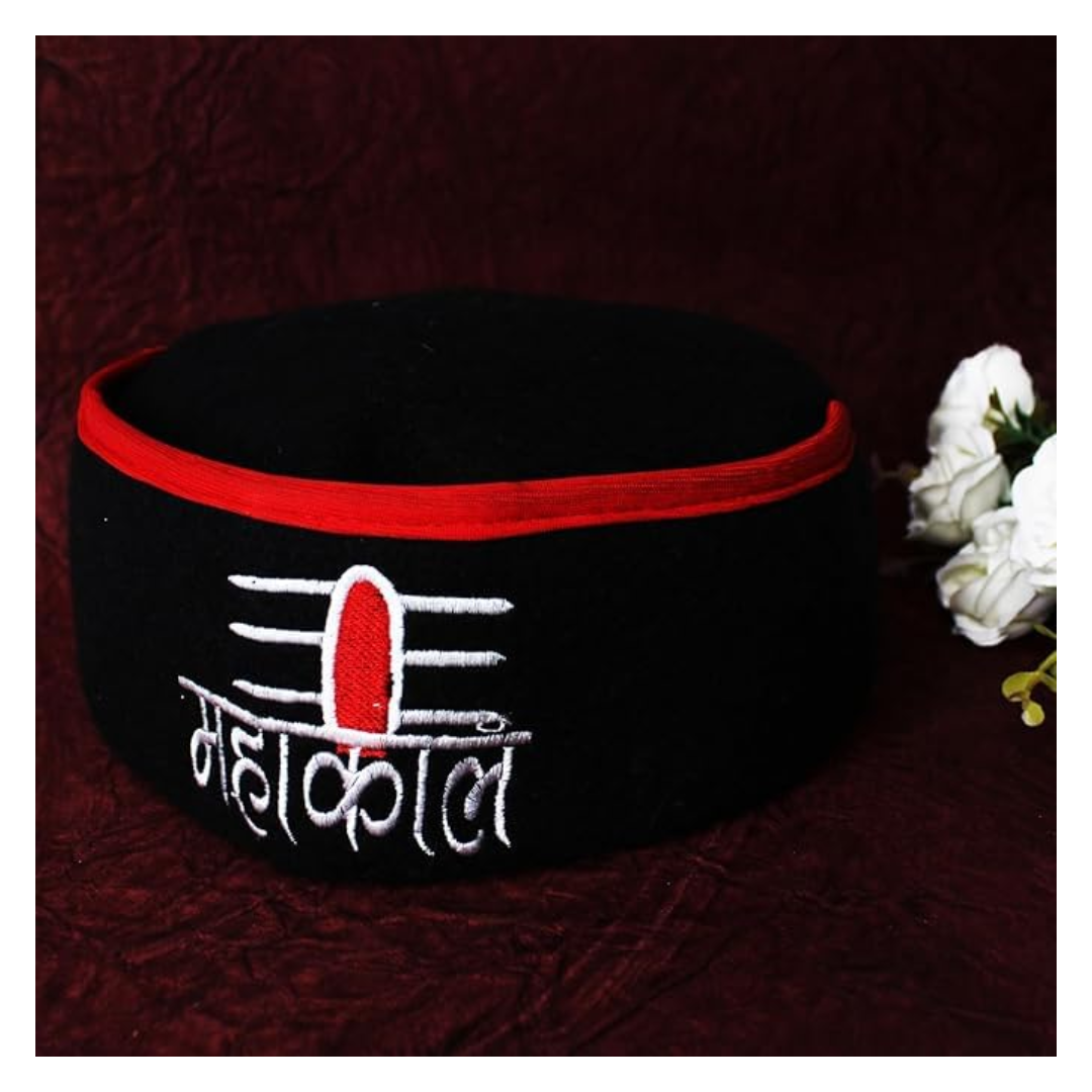 Mahadev/Mahakal Unisex Himachali Kullu Kinnauri Patti Woolen Cap
