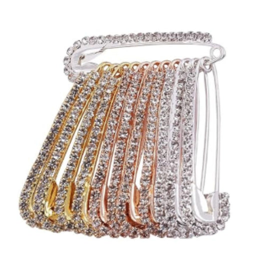 Golden Safety Saree  Pins 