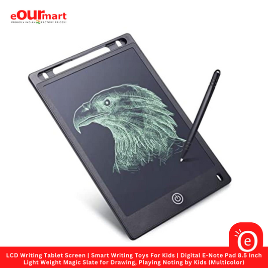 LCD Writing Tablet Screen | Smart Writing Toys For Kids | Digital E-Note Pad 8.5 Inch | Best For Birthday Gift Girls Boys, (Multicolor)