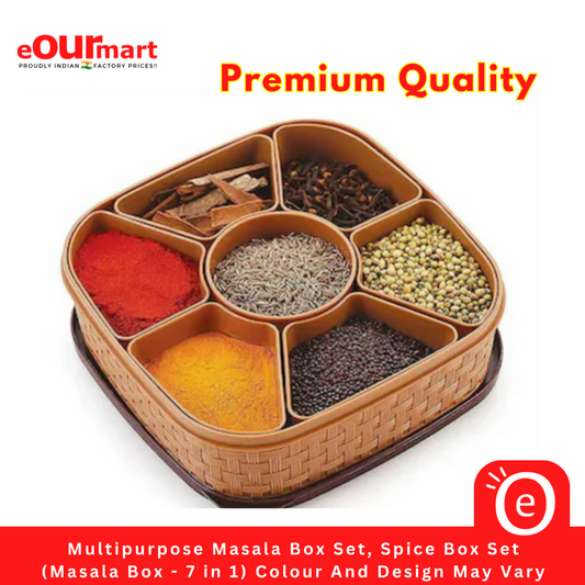 Multipurpose Masala Box Set, Spice Box Set - (Masala Box - 7 in 1)