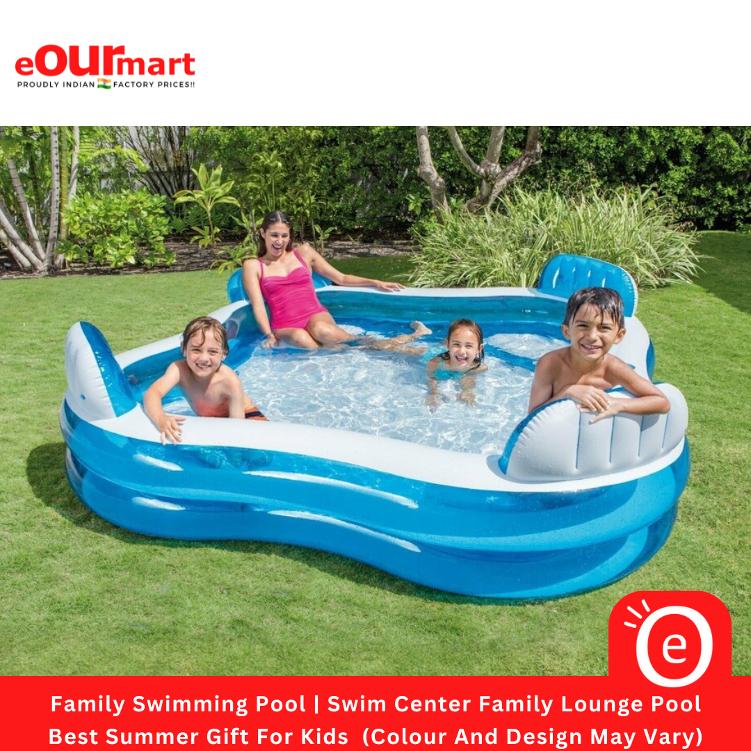 Family Swimming Pool | Swim Center Family Lounge Pool | Best Summer Gift For Kids  (Colour And Design May Vary)