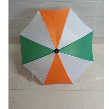 Tiranga Umbrella For Kids | 17 Inch Tri Colour Tiranga Umbrella, Manual Open