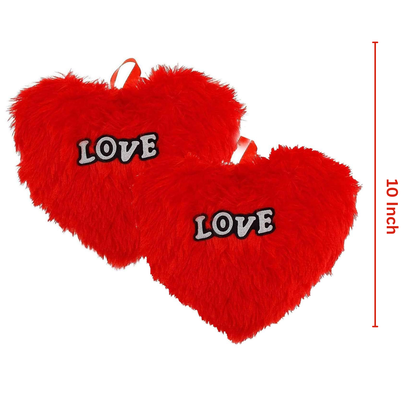 Valentine Special Huggable Love Heart Shape Soft Plush Stuffed Cushion Pillow Toy in Red | Heart Shape Cushion Pillow Valentine GiftColor |  | Sleeping Pillow for Girl Birthday Gift, Valentine's Day