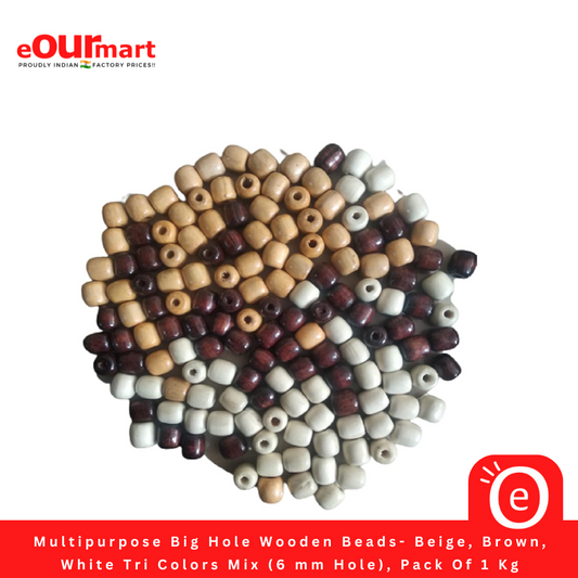 Multipurpose Big Hole Wooden Beads