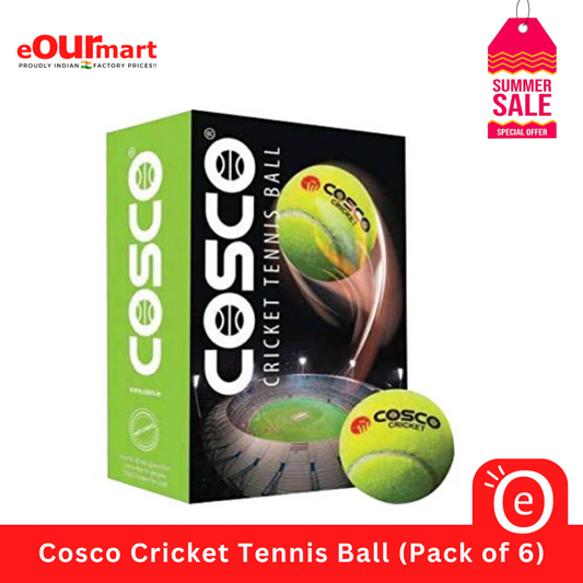 Cosco Cricket Tennis Ball (Pack of 6)