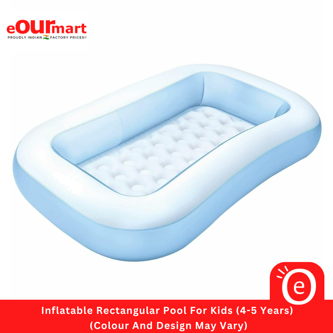 Inflatable Rectangular Pool For Kids (4-5 Years) Save Upto 80% ...