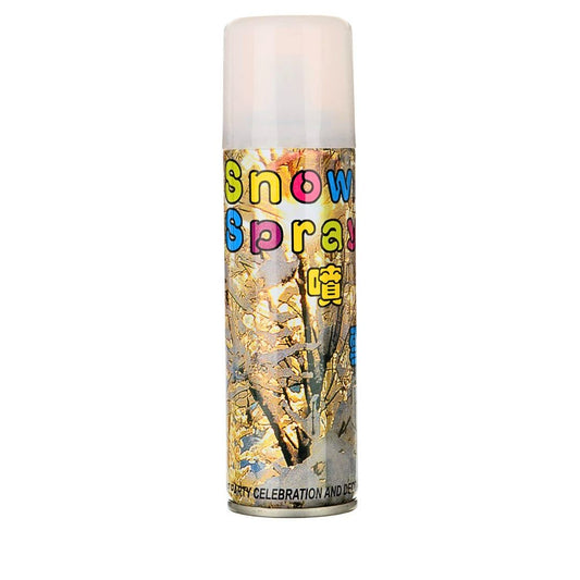 white snow spray