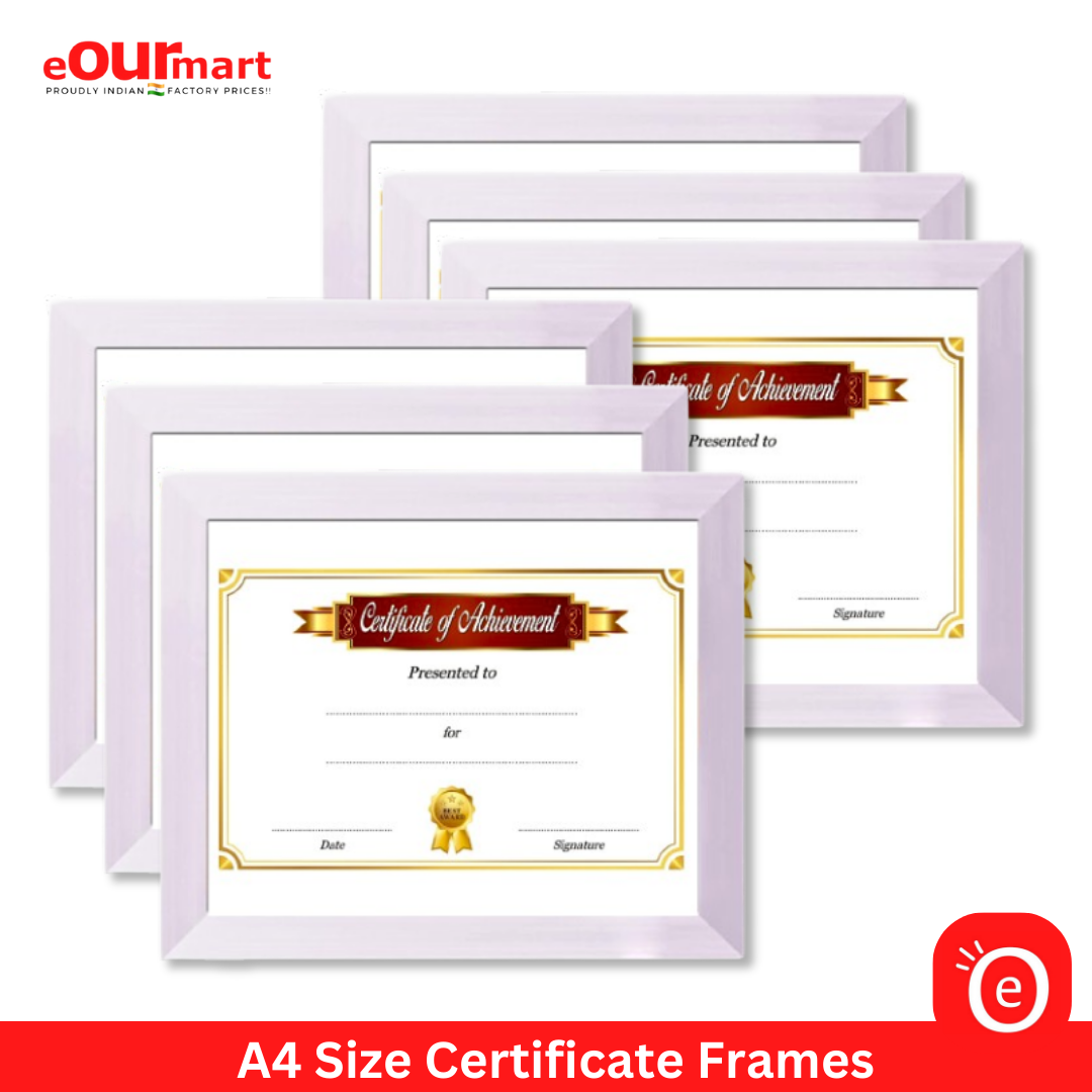 A4 Size Photo Frame 8x12 For White Certificates