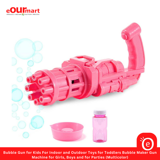 Bubble Gun for Kids For Indoor and Outdoor Toys for Toddlers Bubble Maker Gun Machine for Girls, Boys and for Parties (Multicolor)