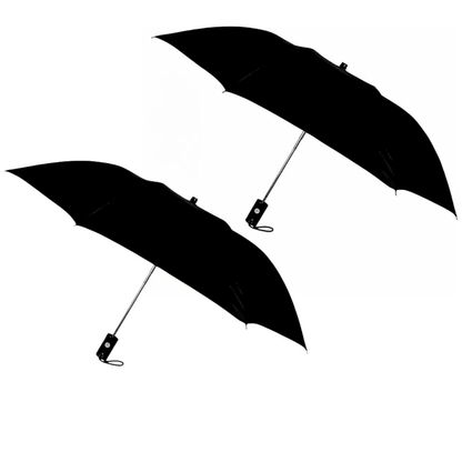 Buy Online Umbrella 2 Fold Auto Open @99.90/- Factory Price - All India Delivery - 21 Inch, Black