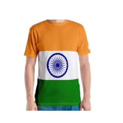 Tiranga Round Neck Tshirt | Indian Tri-color Half Sleeve, Large Size Tshirt | Unisex Tiranga Tshirt, Desogn May Vary
