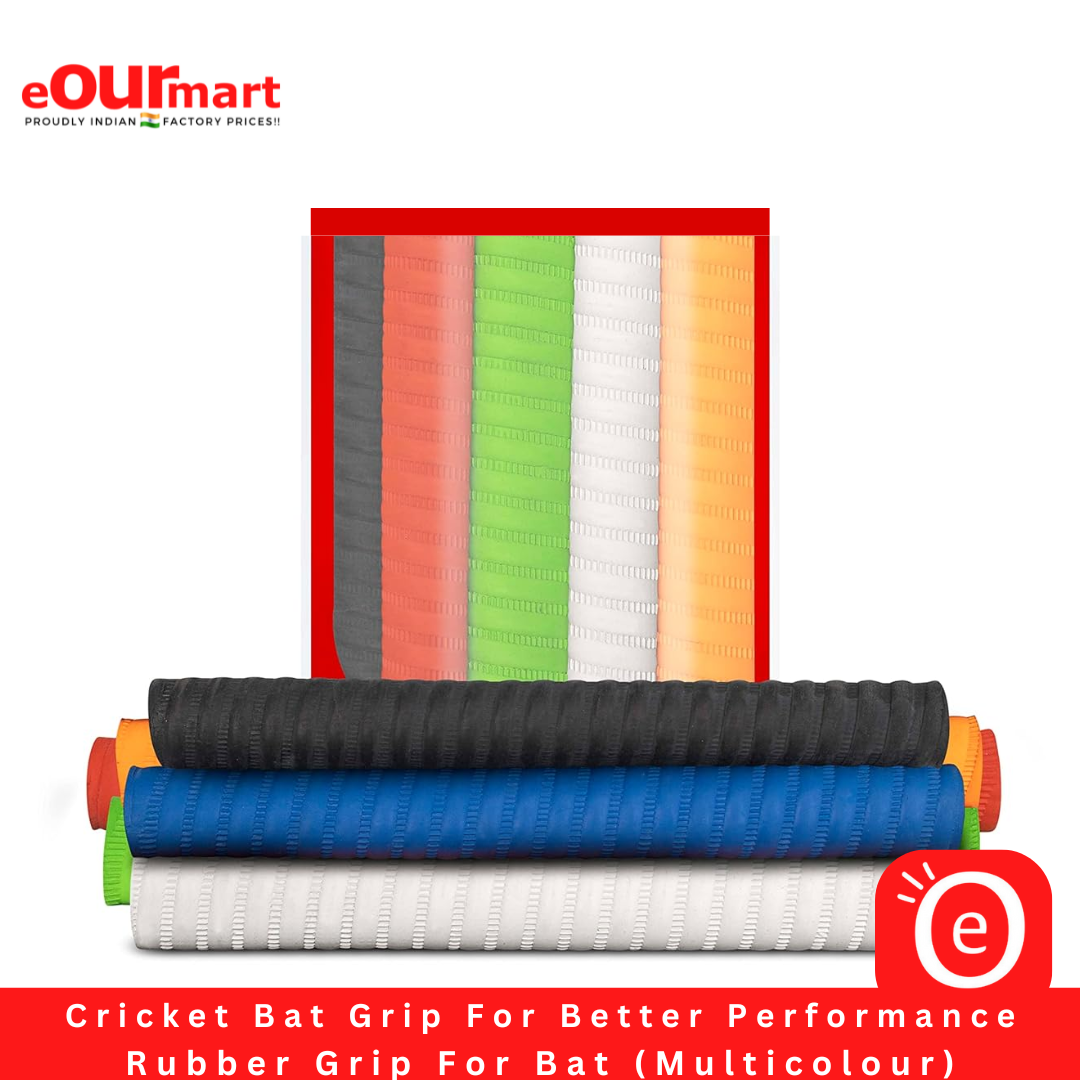 Cricket Bat Grip For Better Performance | Rubber Grip For Bat (Multicolour)