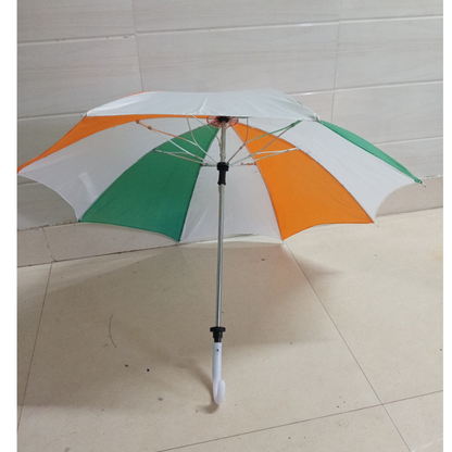 Tiranga Umbrella For Kids | 17 Inch Tri Colour Tiranga Umbrella, Manual Open