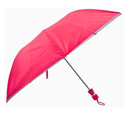 Buy Online Umbrella 2 Fold 21 inch, Manual @90/- Factory Price - All India Delivery, Multicolor (Handle Design May Vary)