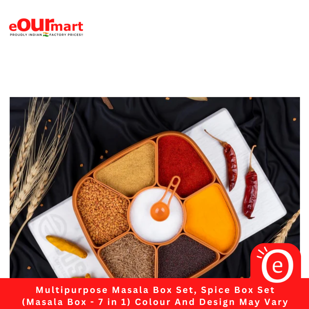 Multipurpose Masala Box Set, Spice Box Set - (Masala Box - 7 in 1)