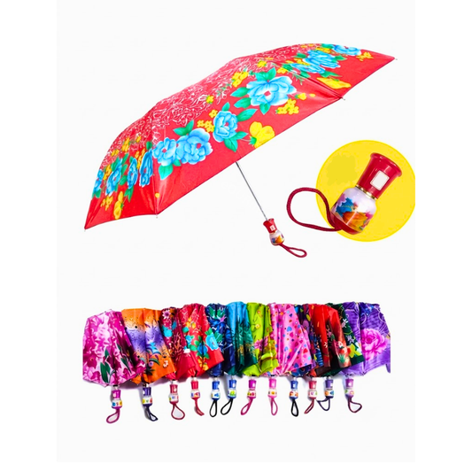 Buy Online Umbrella 2 Fold Floral Design @98/- Factory Price - All India Delivery