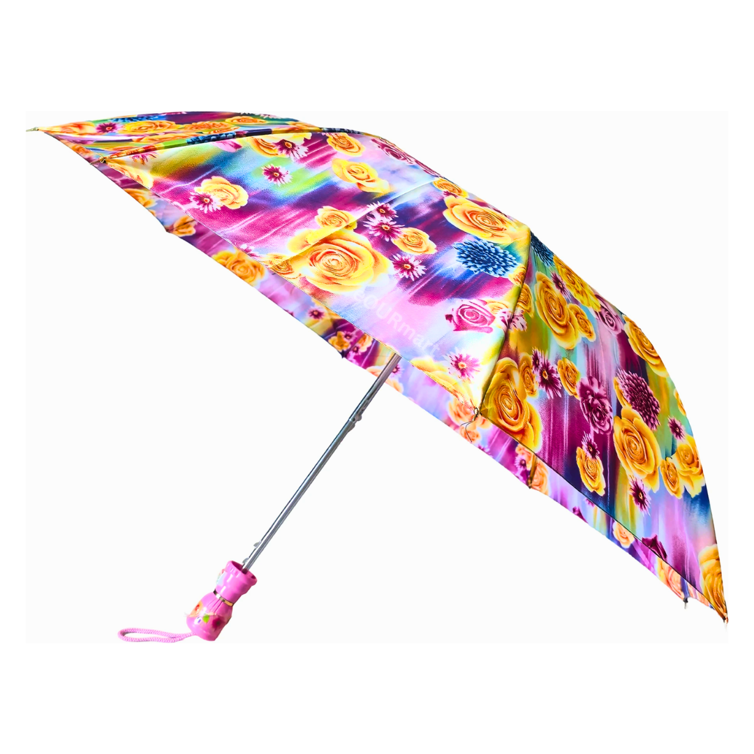 Buy Online Umbrella 2 Fold Floral Design @98/- Factory Price - All India Delivery