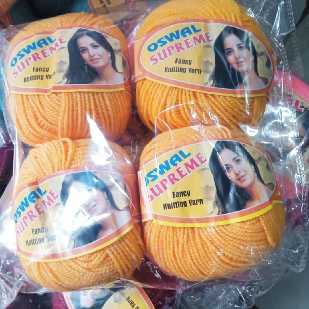 Hand Knitting Wool Yarn (50g Each) | Yarn Wool for Sweaters |  Hand Knitting and Crochet Yarn (Randomly Send Multicolor)