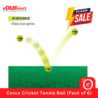 Cosco Cricket Tennis Ball (Pack of 6)