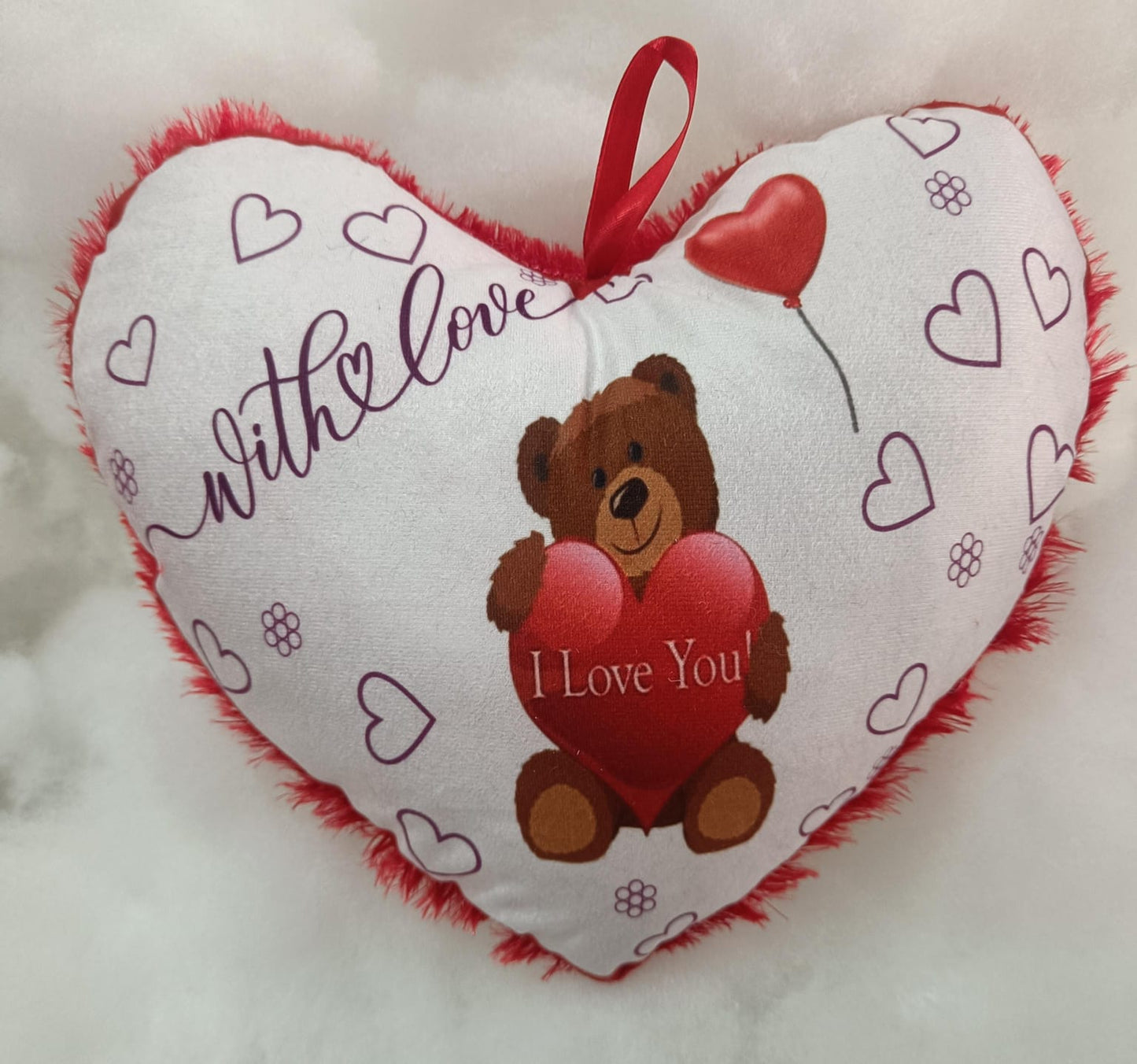 Soft Plush Love Shape Dil, Mix Design And Print | Valentine Special Heart | Love Heart Cushion Soft Stuffed Plush Toy For Boys & Girls Wedding Anniversary Birthday Valentine's Day