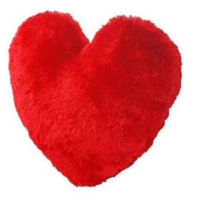 Valentine Special Huggable Love Heart Shape Soft Plush Stuffed Cushion Pillow Toy in Red | Heart Shape Cushion Pillow Valentine GiftColor |  | Sleeping Pillow for Girl Birthday Gift, Valentine's Day